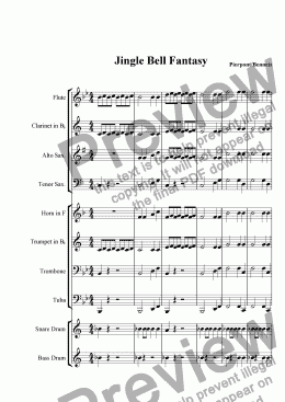 page one of JIngle Bell Fantasy