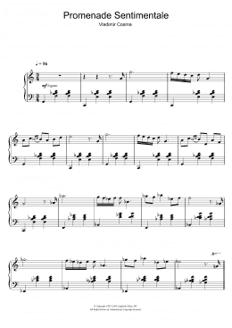page one of Promenade Sentimentale (Piano Solo)