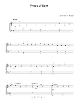 page one of Prince William (Piano Solo)