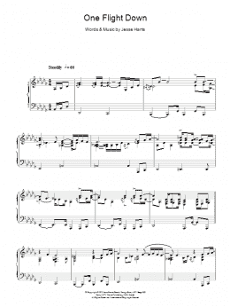 page one of One Flight Down (Piano Solo)