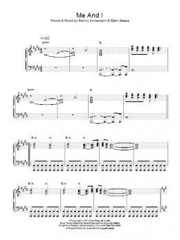 page one of Me And I (Piano, Vocal & Guitar Chords)