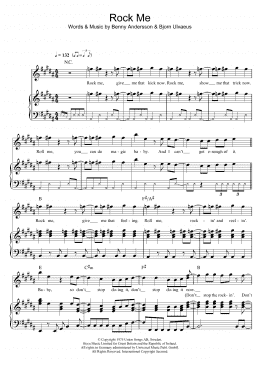 page one of Rock Me (Piano, Vocal & Guitar Chords)
