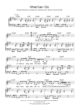 page one of What Can I Do (Piano & Vocal)
