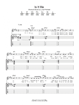 page one of Is It Me (Guitar Tab)