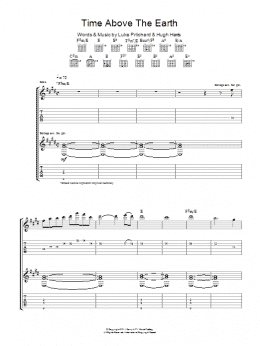 page one of Time Above The Earth (Guitar Tab)