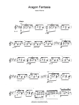 page one of Aragon Fantasia (Easy Guitar)