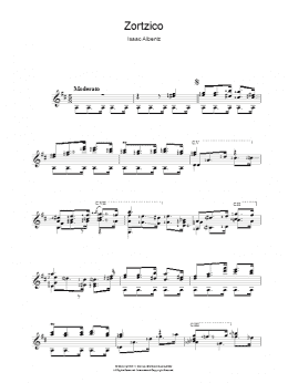 page one of Zortzico (Easy Guitar)