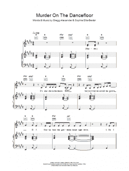 page one of Murder On The Dancefloor (Piano & Vocal)
