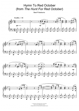 page one of Hymn To Red October (from The Hunt For Red October) (Piano Solo)
