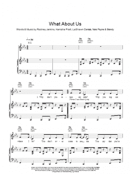 page one of What About Us? (Piano & Vocal)