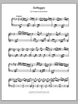 page one of Solfeggio (Piano Solo)
