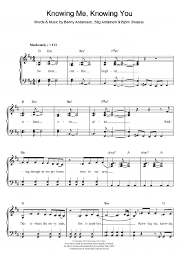 page one of Knowing Me, Knowing You (Piano & Vocal)