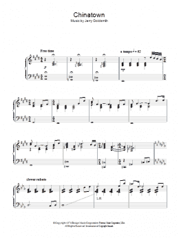 page one of Chinatown (Piano Solo)