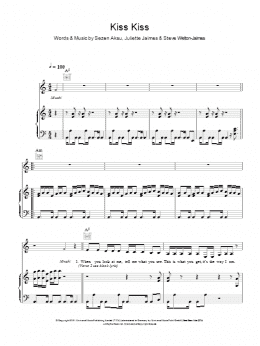 page one of Kiss Kiss (Piano & Vocal)