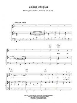 page one of In Old Lisbon (Lisboa Antigua) (Piano, Vocal & Guitar Chords)