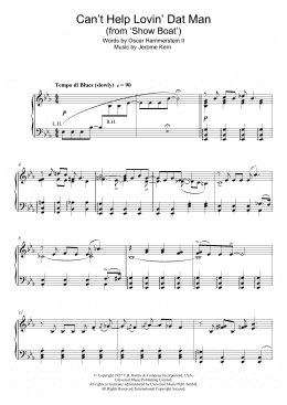 page one of Can't Help Lovin' Dat Man (from Show Boat) (Piano Solo)