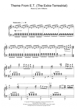 page one of Theme From E.T. - The Extra-Terrestrial (Piano Solo)