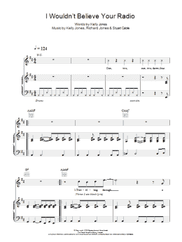 page one of I Wouldn't Believe Your Radio (Piano, Vocal & Guitar Chords)