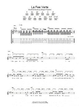 page one of Le Fee Verte (Guitar Tab)