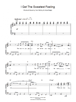 page one of I Get The Sweetest Feeling (Piano & Vocal)