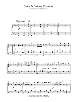 page one of Stars And Stripes Forever (Piano Solo)