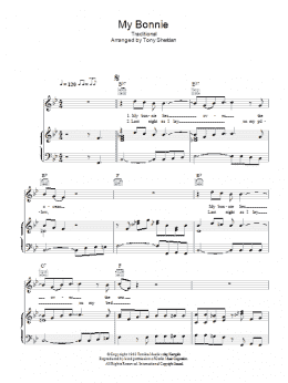 page one of My Bonnie (Piano, Vocal & Guitar Chords)