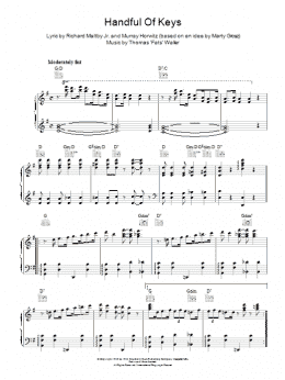 page one of Handful Of Keys (Piano, Vocal & Guitar Chords)