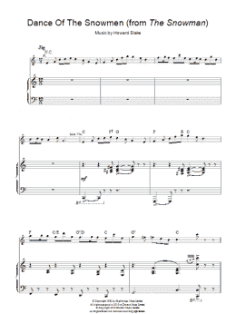 page one of Dance Of The Snowmen (Piano, Vocal & Guitar Chords)