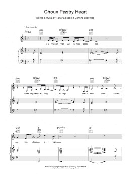 page one of Choux Pastry Heart (Piano, Vocal & Guitar Chords)