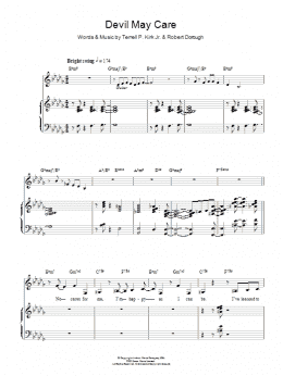 page one of Devil May Care (Piano, Vocal & Guitar Chords)