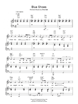page one of Blue Shoes (Piano, Vocal & Guitar Chords)