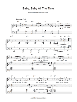 page one of Baby Baby All The Time (Piano, Vocal & Guitar Chords)