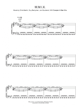 page one of M.M.I.X. (Piano, Vocal & Guitar Chords)