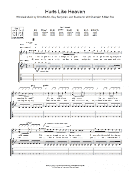 page one of Hurts Like Heaven (Guitar Tab)