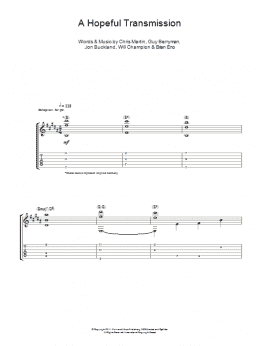 page one of A Hopeful Transmission (Guitar Tab)