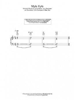 page one of Mylo Xyloto (Piano, Vocal & Guitar Chords)