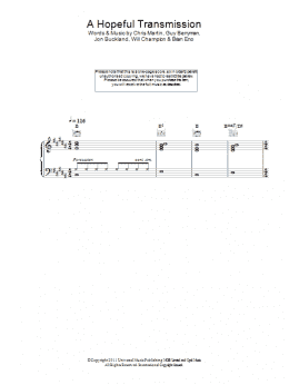 page one of A Hopeful Transmission (Piano, Vocal & Guitar Chords)