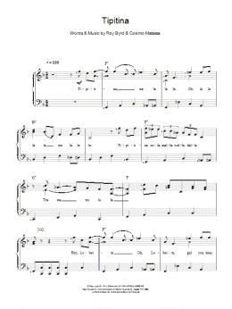 page one of Tipitina (Piano & Vocal)