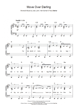 page one of Move Over Darling (Piano & Vocal)