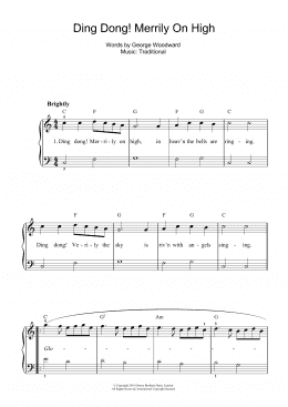 page one of Ding Dong! Merrily On High (Piano & Vocal)