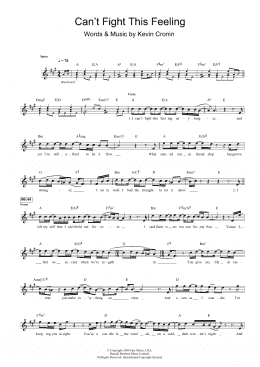 page one of Can't Fight This Feeling (Drums)