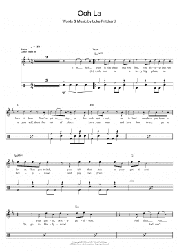 page one of Ooh La (Drums)