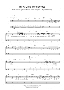 page one of Try A Little Tenderness (Drums)