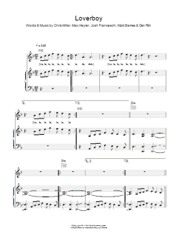 page one of Loverboy (Piano, Vocal & Guitar Chords)