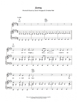 page one of Arms (Piano, Vocal & Guitar Chords)