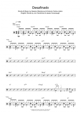 page one of Desafinado (Slightly Out Of Tune) (Drums)