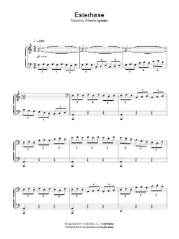 page one of Esterhase (Piano Solo)