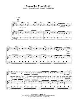 page one of Slave To The Music (Piano, Vocal & Guitar Chords)