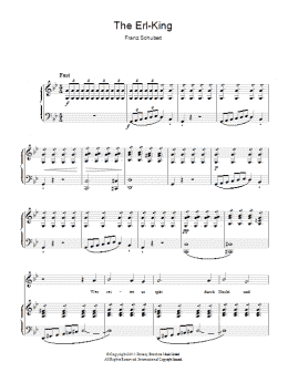 page one of The Erl-King (Piano & Vocal)