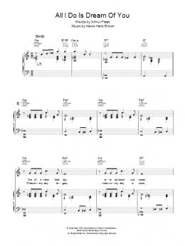 page one of All I Do Is Dream Of You (Piano, Vocal & Guitar Chords)